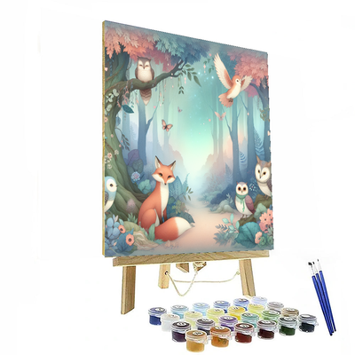 Fairytale Woodland Creatures Paint By Color