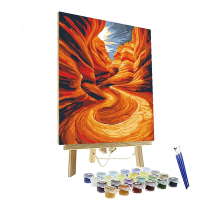 Antelope Canyon Waves Paint By Numbers Kits