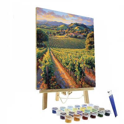 Napa Valley Vineyards - Usa Numbered Painting Kits