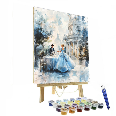 Cinderella's Royal Ball Dream - Disney Inspired Number Painting