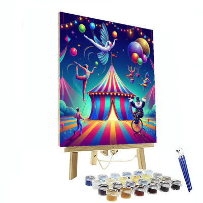 Magical Circus Extravaganza Painting By Numbers Kit