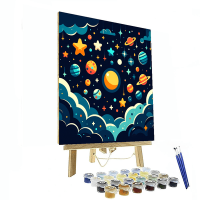 Outer Space Dream Paint By Numbers Art