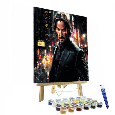 Keanu Reeves: Riding The Waves Of Time Painting Number Kit