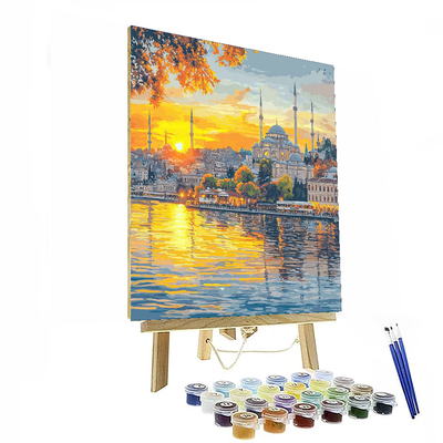 Bosphorus Strait Cruise - Turkey Numbered Painting Kits