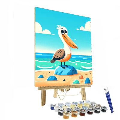 Peppy Pelican Number Painting