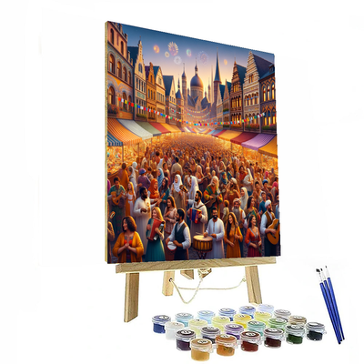 Riga City Festival Painting By Numbers Kit