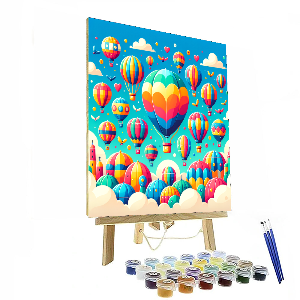 Amazing Balloon Festival - DIY Painting By Numbers Kit – Artistry Rack