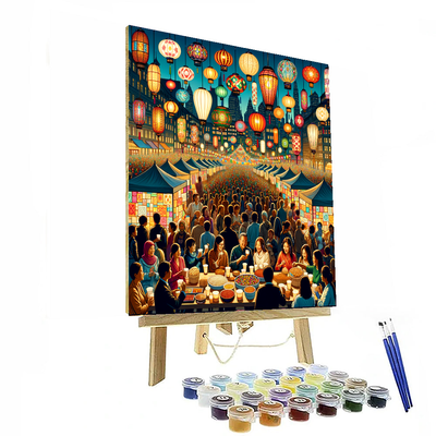 Taipei Lantern Festival Painting By Numbers Kit