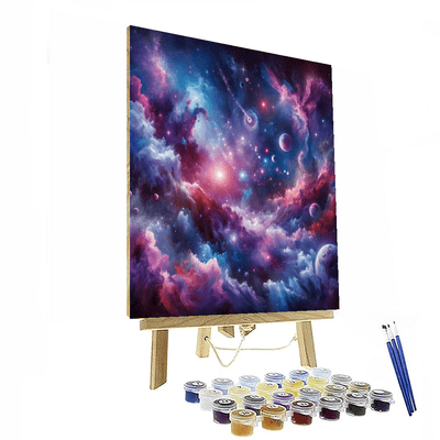 Fantasy Space Voyage Painting By Numbers Kit