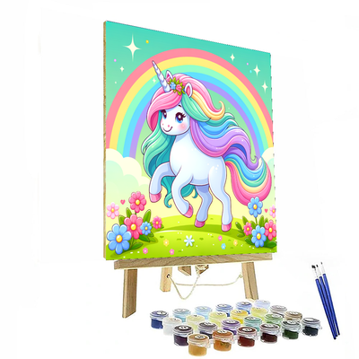 Magical Unicorn Wonderland Painting By Numbers Kit