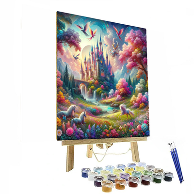 Enchanted Fairy Tale Scene Numbered Painting Kits