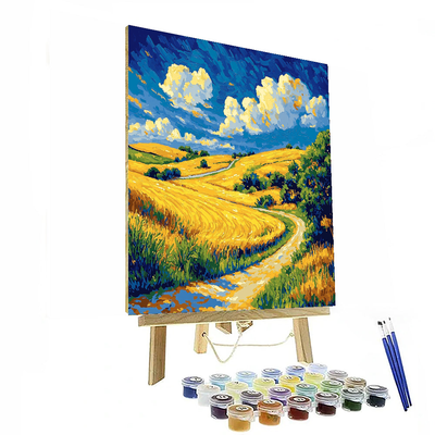 Vincent Van Gogh Inspired Summer Afternoon  Painting By Numbers Kit