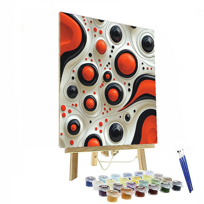 Yayoi Kusama Inspired Patterns Of Infinity  Paint By Numbers Kits