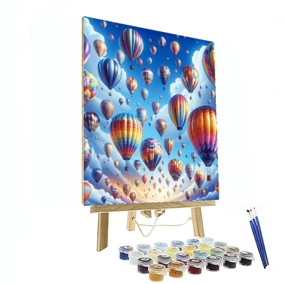 Fantasy Balloon Fiesta Paint By Numbers