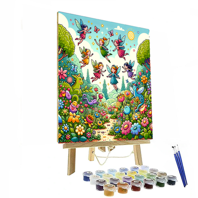 Fantasy Fairy Tale Garden Paint By Color