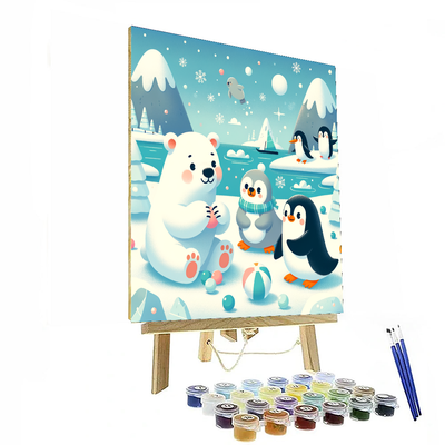 Cuddly Arctic Adventure Painting By Numbers Kit