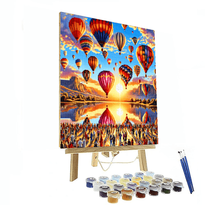 Balloon Fiesta - Leon, Mexico Numbered Painting Kits