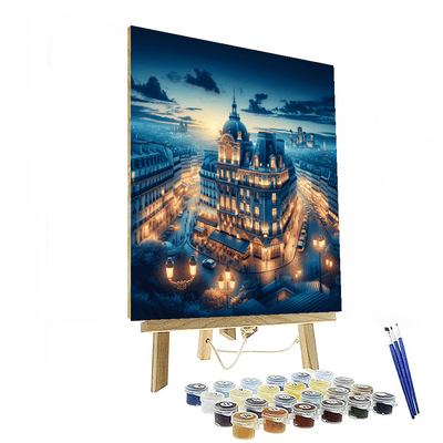 Romantic Parisian Evening DIY Paint By Numbers