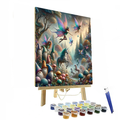 Whimsical Woodland Fantasy Painting By Numbers Kit