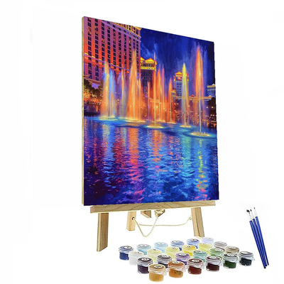 Bellagio Fountains Paint By Numbers