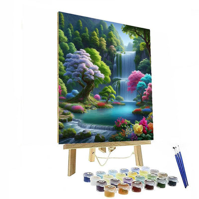 Whimsical Waterfalls Painting By Numbers Kit