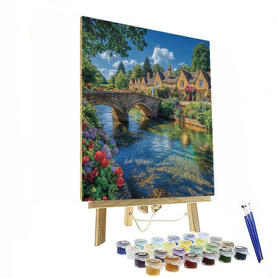 Bourton-on-the-water - England Paint By Number