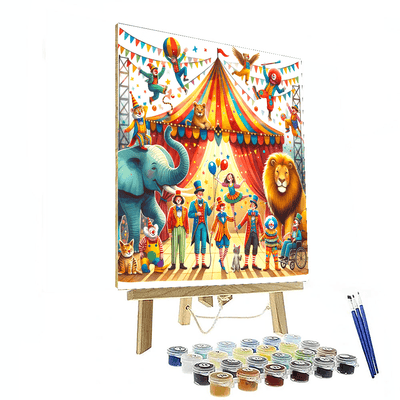 Joyful Circus Animals Paint By Numbers Kits