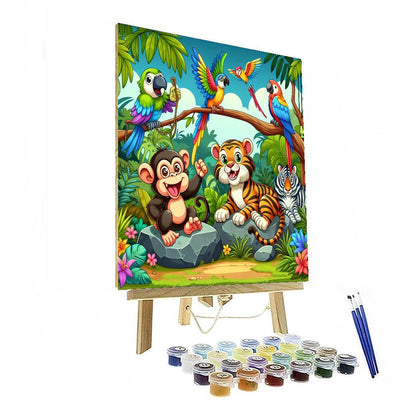 Jungle Friends Adventure DIY Paint By Numbers