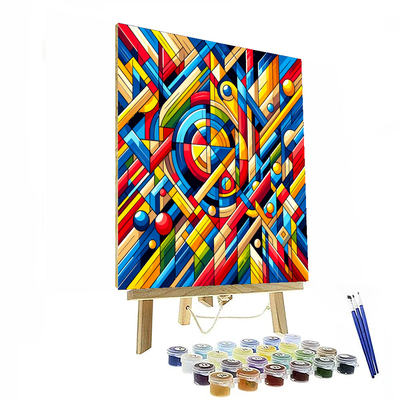 Intriguing Geometric Patterns Numbered Painting Kits