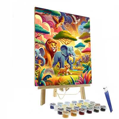 Wild Safari Expedition Numbered Painting Kits