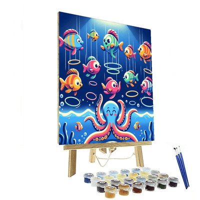 Cheerful Underwater Circus Painting By Numbers Kit