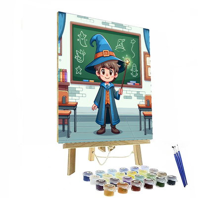 Mysterious Wizard Academy Paint By Numbers Kits