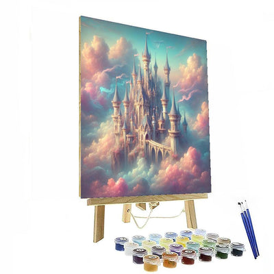 Fantasy Castle Clouds Paint By Numbers