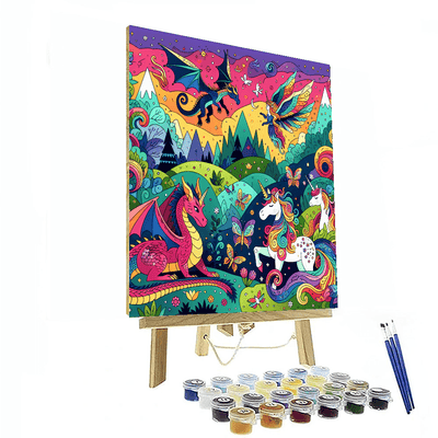 Fantasy Creature Wonderland Painting By Numbers Kit