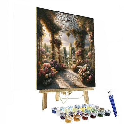 Victorian Rose Garden Romance Paint By Numbers Art