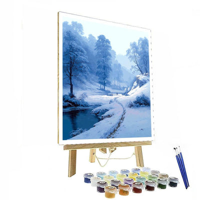Caspar David Friedrich Inspired The Splendor Of Winter  Paint By Number