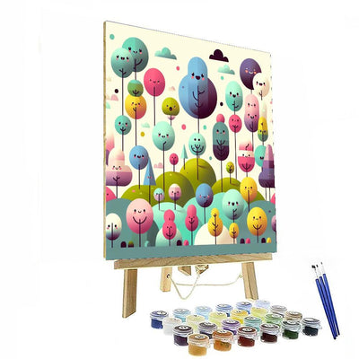 Wonderland Trees Painting By Numbers Kit