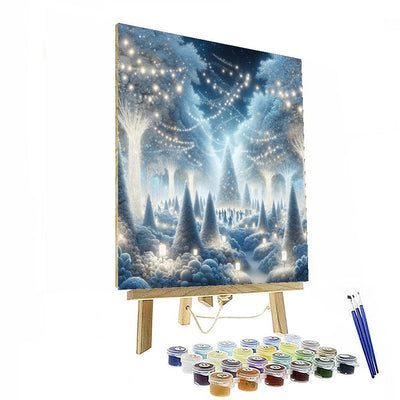 Winter Wonderland Celebration Paint By Numbers Art