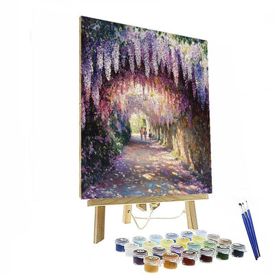 Wisteria Tunnel - Kitakyushu Paint By Numbers