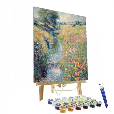 Pierre-Auguste Renoir Inspired Serene Meadows  Paint By Numbers Art