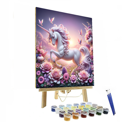 Majestic Unicorn Haven Numbered Painting Kits