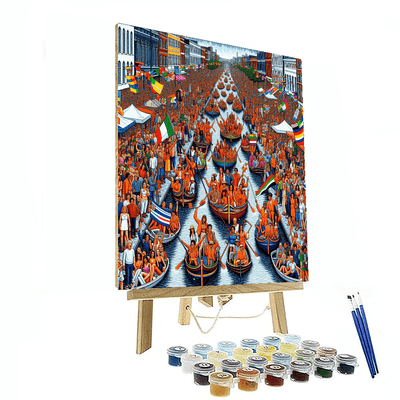 King’s Day - Netherlands Painting By Numbers Kit