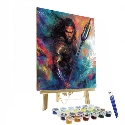 Jason Momoa: The Aquaman Of Strength And Charisma Paint By Numbers Kits