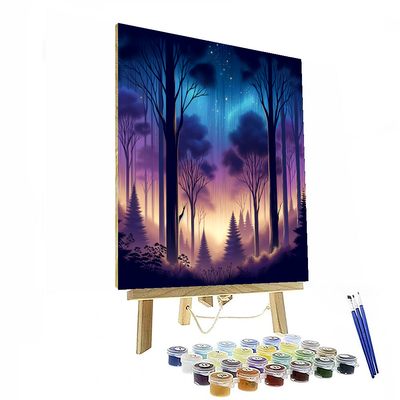 Twilight Woodland Wonders Paint By Numbers Art