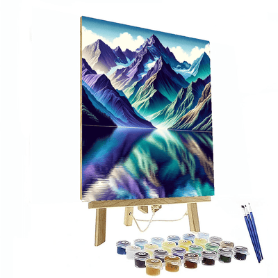 Mystical Mountain Reflections Paint By Numbers