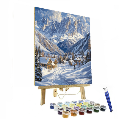 Chamonix-mont-blanc - France Numbered Painting Kits