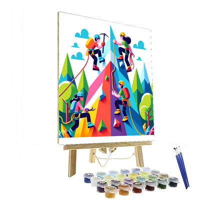 Epic Mountain Climb Painting By Numbers Kit