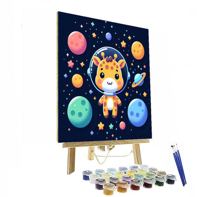 Galaxy Giraffe Journey DIY Paint By Numbers