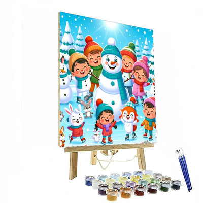 Winter Wonderland Playtime Paint By Color