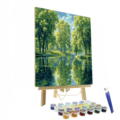 John Constable Inspired Summer Reflections  Paint By Numbers Kits